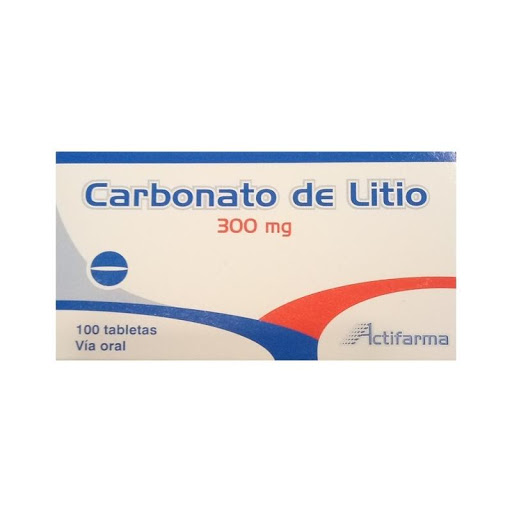 CARBONATO DE LITIO 300MG TAB X 10 (ACTIFARMA)
